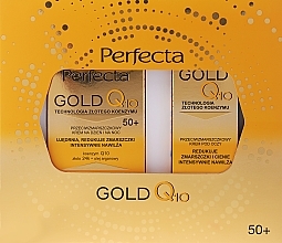 Набір - Perfecta Gold Q10 50+ (f/cr/50ml + eye/cr/15ml) — фото N1