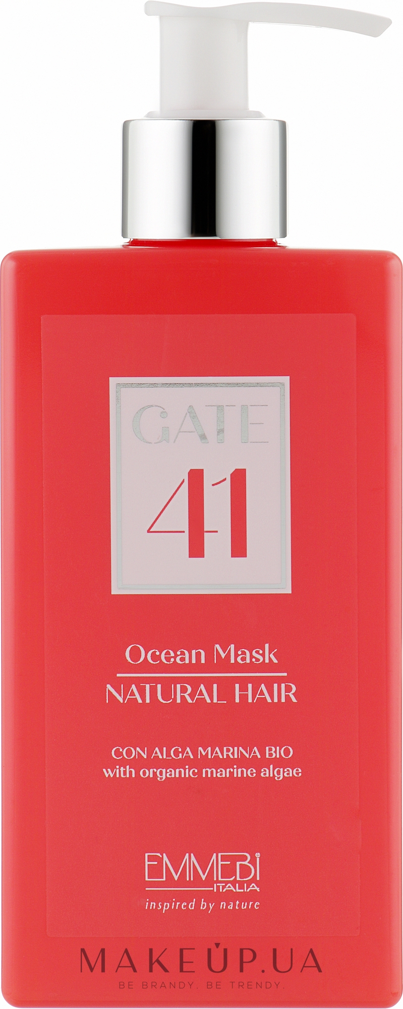 Маска для натуральных волос - Emmebi Italia Gate 41 Wash Ocean Mask Natural Hair — фото 200ml