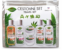 Набір, 6 продуктів - Bione Cosmetics Cannabis Travel Set — фото N2