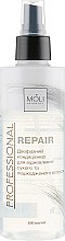 Парфумерія, косметика Двофазний спрей-кондиціонер для волосся "Відновлення" - Moli Cosmetics Repair Spray