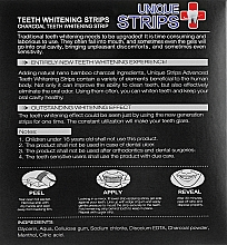 Смужки для домашнього відбілювання зубів - Unique Strips Black Intensive — фото N3