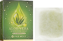 Мыло для тела с алоэ вера - Pax Moly Aloe Vera Whitening Soap — фото N1