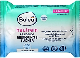 Духи, Парфюмерия, косметика Влажные очищающие салфетки для снятия макияжа 5 в 1 - Balea Hautrein