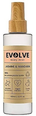 Evolve Jasmin & Mandarin - Парфюмированный спрей для тела — фото N1