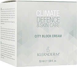 Защитный дневной анти-стресс крем для лица "Сити Блок" - Kleraderm Climate Defence City Block Cream  — фото N3