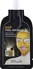 Парфумерія, косметика Оновлювальна маска для обличчя - Beausta Gold Peel Off Mask