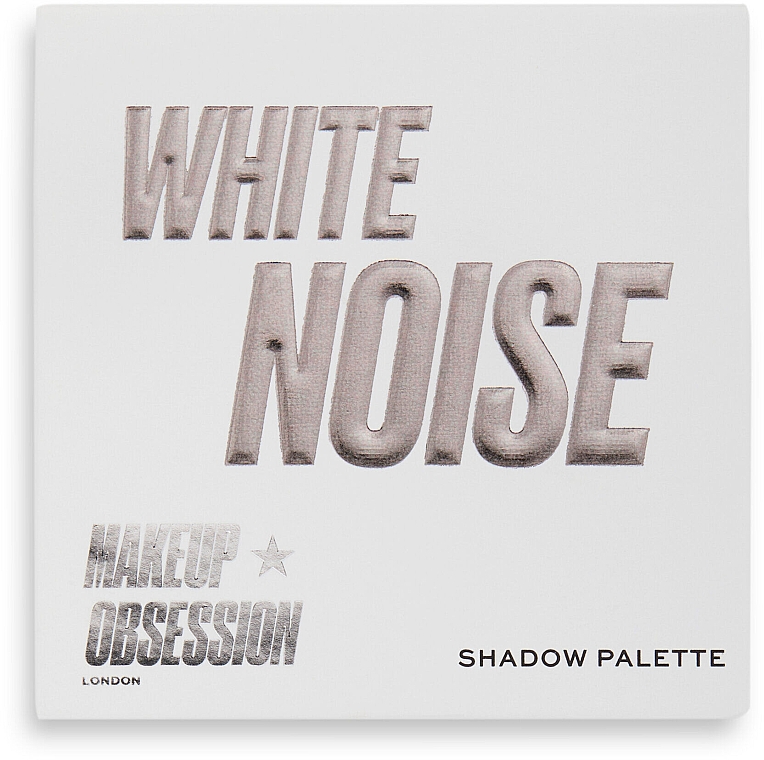 Палетка теней - Makeup Obsession White Noise Eyeshadow Palette — фото N2