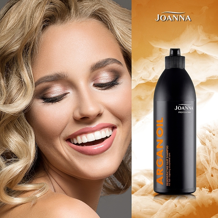 Шампунь для волос нуждающихся в специальном уходе с аргановым маслом - Joanna Professional — фото N7