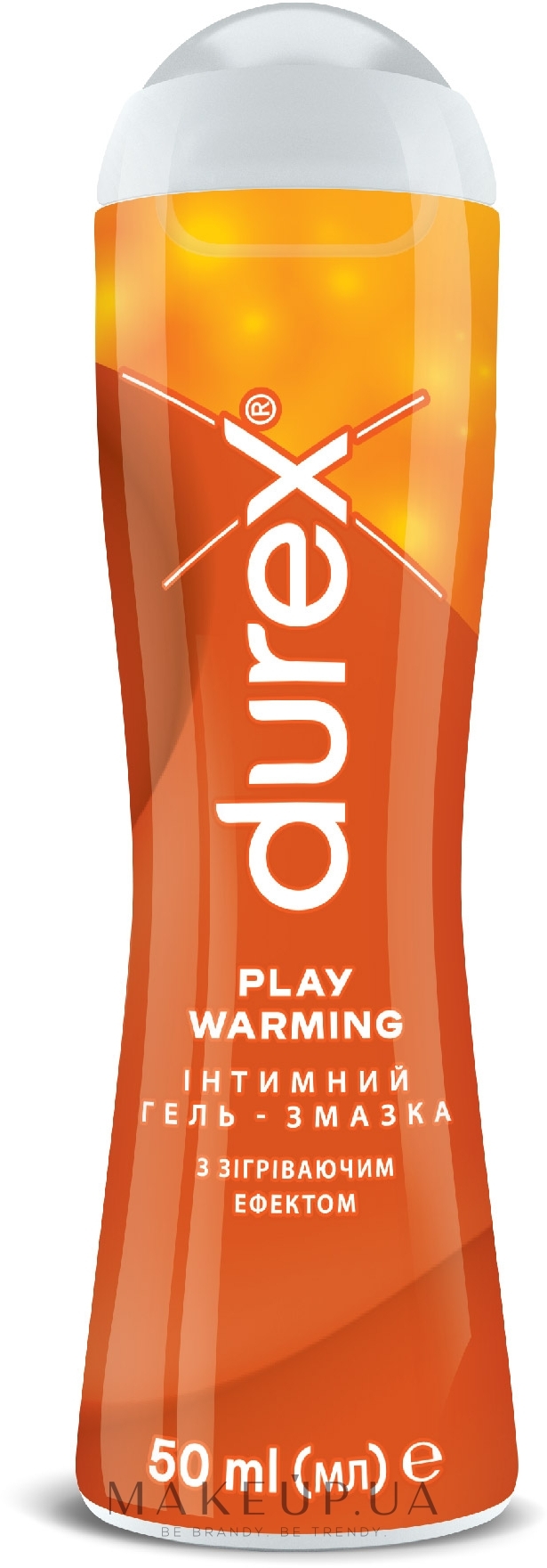 Інтимний гель-змазка із зігріваючим ефектом (лубрикант), 50мл - Durex Play Warming — фото 50ml