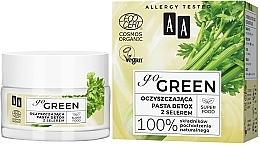 Парфумерія, косметика Очищувальна детокс-паста із селерою - AA Cosmetics Go Green