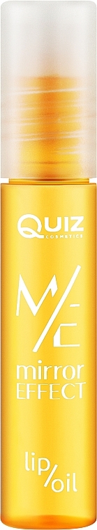 Масло для губ с зеркальным эффектом "Апельсин" - Quiz Cosmetics Mirror Effect Tropical Vibe Lip Oil — фото N1