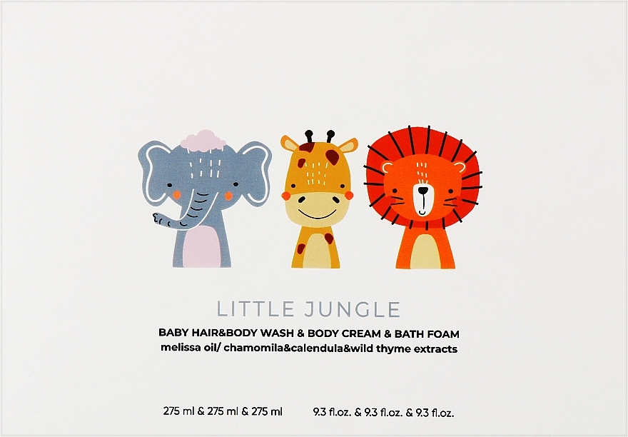 Набор для детей - Love&Loss Little Jungle (sh gel/275ml + b/cr/275ml + bath foam/275ml)
