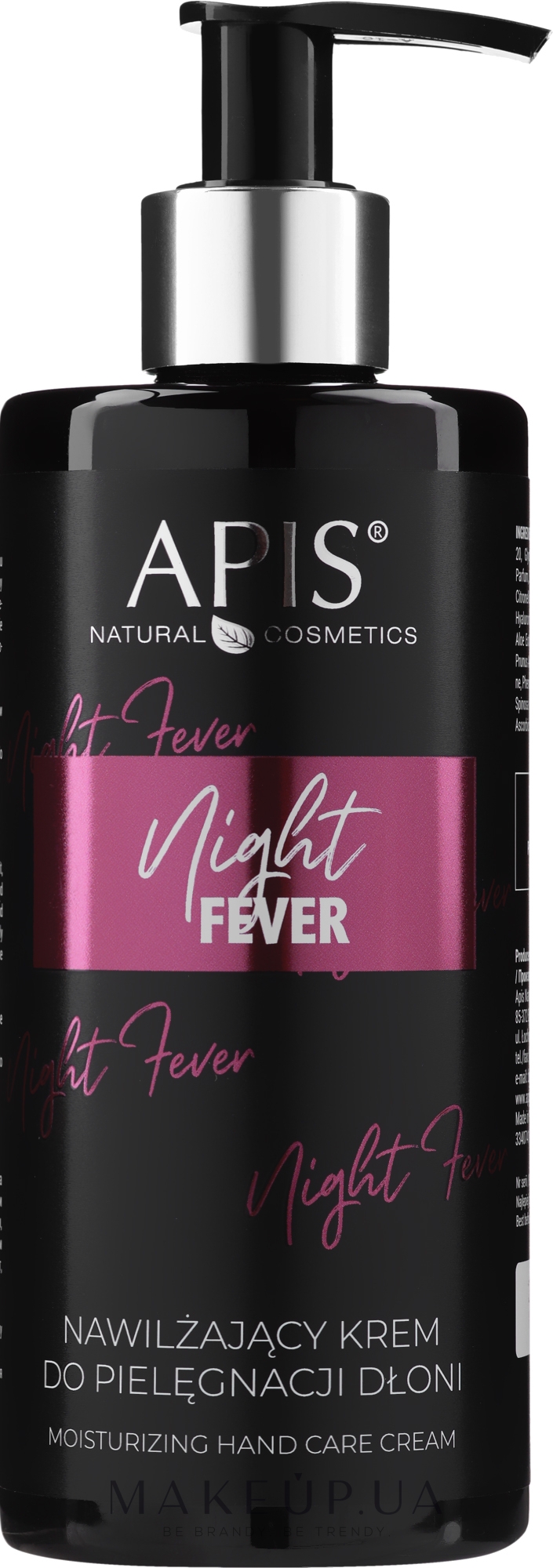 Зволожувальний крем для рук - APIS Professional Night Fever Hand Cream — фото 300ml
