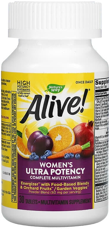 Мультивитамины для женщин - Nature’s Way Alive! Women’s Ultra Complete Multivitamin