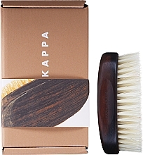 Щітка для волосся, біла щетина, 5 см - Acca Kappa Ebony Travel Hair Brush White Bristle — фото N2