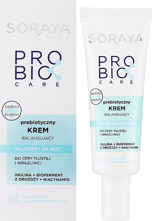 Пробіотичний крем для жирної та чутливої шкіри - Soraya Probio Care Face Cream — фото N2