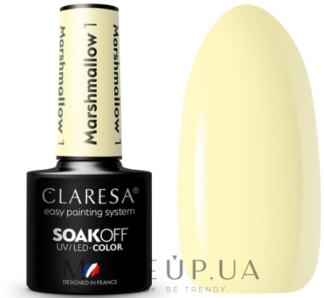 Гель-лак для нігтів - Claresa Marshmallow Soak Off UV/LED Color — фото 1