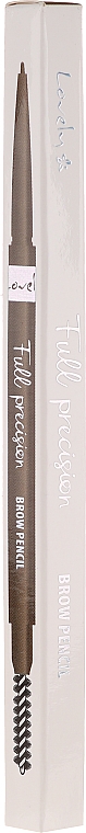 Олівець для брів з пензликом - Lovely Full Precision Brow Pencil — фото N1