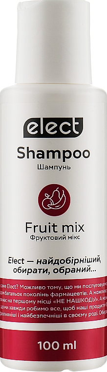 Шампунь для волосся "Фруктовий мікс" - Elect Shampoo Fruit Mix (міні) — фото N3