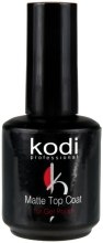 Парфумерія, косметика РОЗПРОДАЖ Матове верхнє покриття для гель лаку - Kodi Matte Top Coat For Gel Polish*