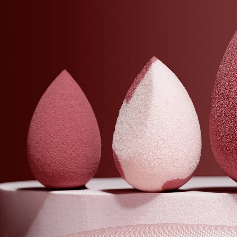 Набір спонжів, міні ягідний/міні скошений рожево-ягідний - Boho Beauty Bohoblender Berry Mini + Pinky Berry  Mini Cut — фото N4