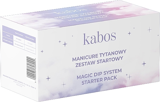 Kabos Magic Dip System Pink Set - Набір, 11 продуктів — фото N1