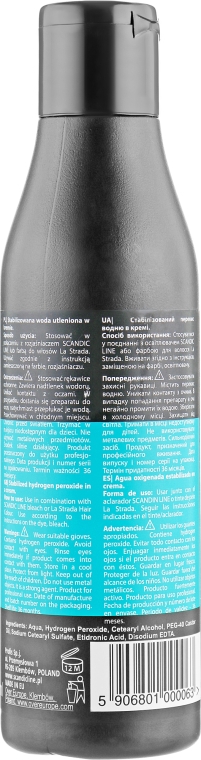 Окислитель для волос - Profis Scandic Line Oxydant Creme 9% — фото N2