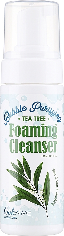 Піна для вмивання - Look At Me Bubble Purifying Foaming Facial Cleanser Tea Tree Foam — фото N1