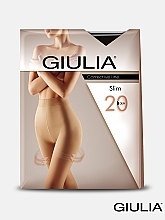 Духи, Парфюмерия, косметика Колготки для женщин "Slim" 20 den, nero - Giulia