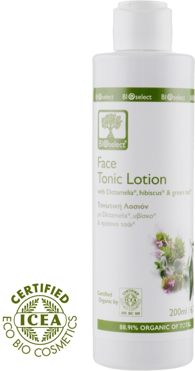 Тонік для обличчя з Диктамелією, жасмином і білим чаєм - BIOselect Face Lotion Tonic