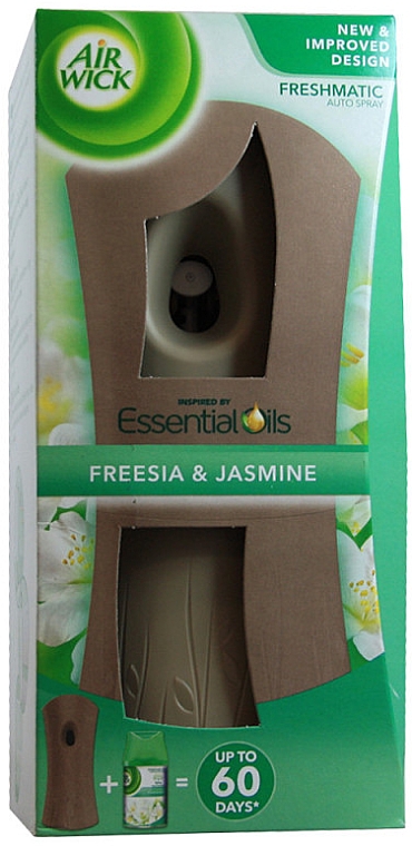 Автоматический освежитель воздуха "Фрезия и жасмин" - Air Wick Freshmatic Fressia & Jasmine — фото N1