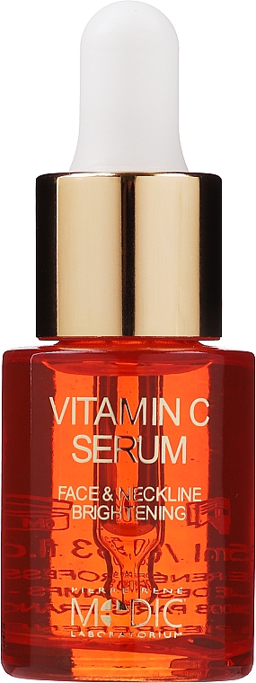 Сыворотка для лица и шеи с витамином С - Pierre Rene Medic Laboratorium Vitamin C Brightening Serum for Face and Neck — фото N1