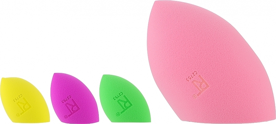 Набір спонжів для макіяжу - Real Techiques Hyperbrights XL + Mini Miracle Complexion Sponge Set — фото N1