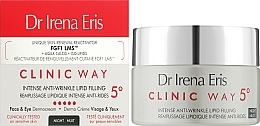 Нічний крем від зморщок - Dr Irena Eris Clinic Way 5° Intense Anti-Wrinkle Lipid Filling — фото N2