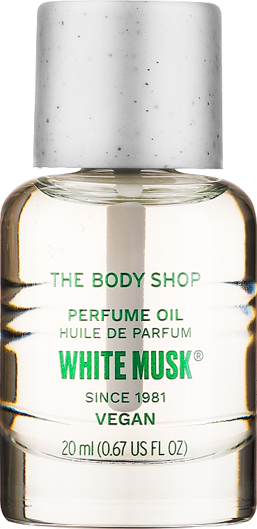 The Body Shop White Musk Vegan Perfume Oil - Парфюмированное масло для тела — фото N1