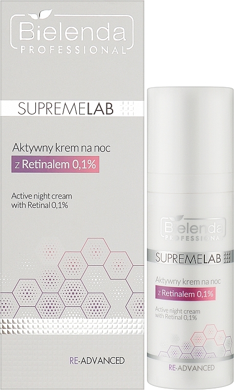 Активный ночной крем с ретинолом - Bielenda Professional Supremelab Re-Advanced Active Night Cream With Retinàl 0.1% — фото N2