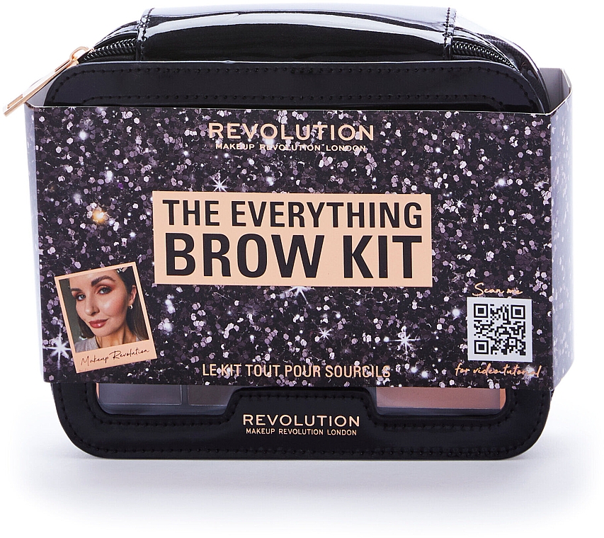 Набір, 8 продуктів - Makeup Revolution "The Everything" Brow Kit Gift Set — фото N1