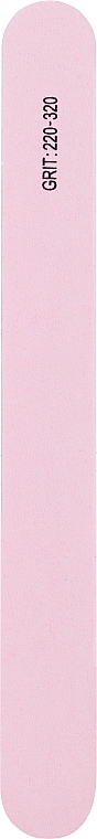 Пилочка для ногтей, 220-320, розовая - Inter-Vion — фото N1