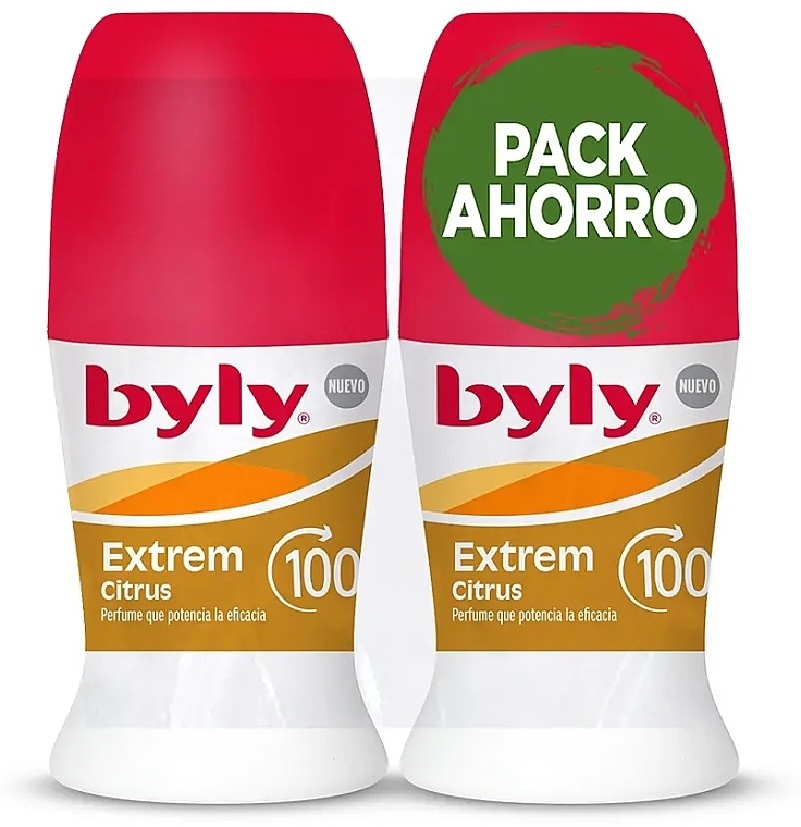 Набор - Byly Extrem Citrus (deo/roll/2x50ml) — фото N1