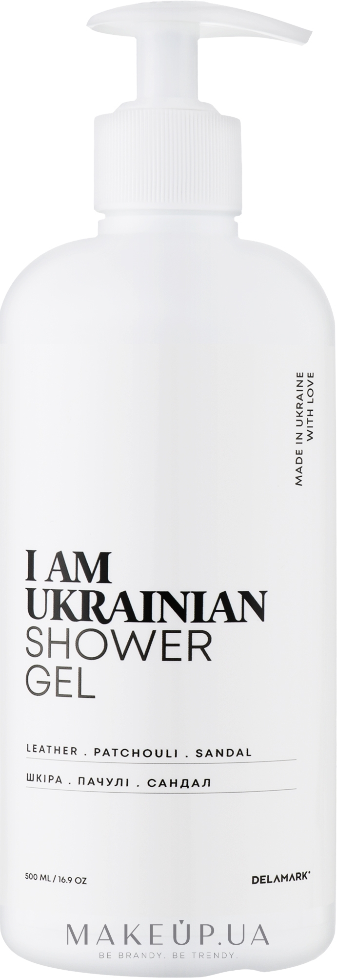 Гель для душу з ароматом сандалу та пачулів - I Am Ukrainian Shower Gel — фото 500ml