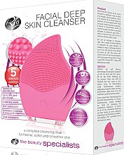 Прилад для очищення обличчя, рожевий - Rio Facial Deep Skin Cleanser — фото N1