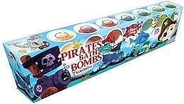 Парфумерія, косметика Набір бомбочок для ванни - Chlapu Chlap Pirates Bath Bombs (b/bomb/7x50g)