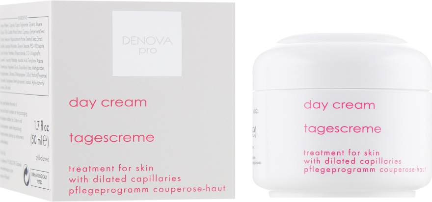 Дневной крем для кожи склонной к куперозу - Denova Pro Cream