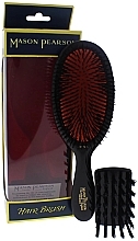 Щетка для волос, темный рубин - Mason Pearson Hair Brush Small Extra B2 Dark Ruby — фото N1