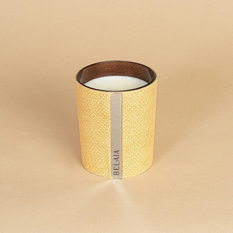 Подсвечник "Sisal" для свечи 180 г - Belaia Candle Reversible Sleeve — фото N2
