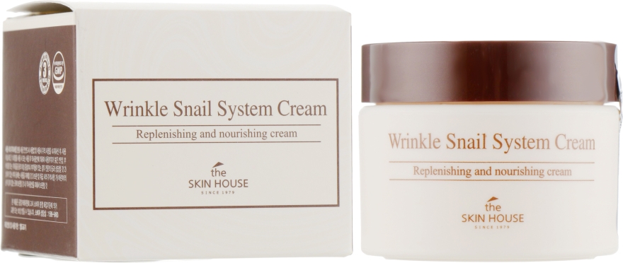 Антивозрастной улиточный крем для лица - The Skin House Wrinkle Snail System Cream