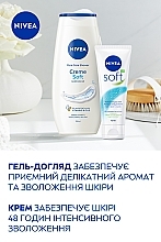 Набор женский - NIVEA Soft Care 2024 (sh/gel/250ml + cr/75ml) — фото N6