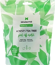 Парфумерія, косметика Маска-пілінг для обличчя - SesDerma Laboratories Beauty Treats Acnises Tea Tree Peel-Off Mask (liquid/75ml + powder/25g)