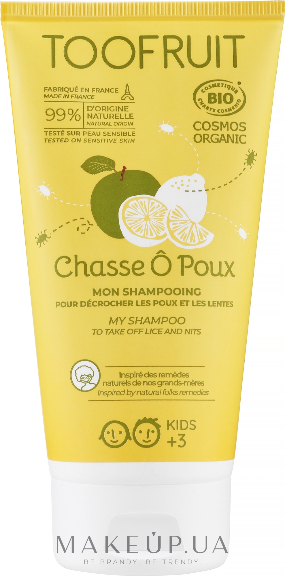 Детский шампунь от вшей - Toofruit Lice Hunt Shampoo — фото 150ml