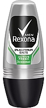 Духи, Парфюмерия, косметика Дезодорант-ролик "Active Fresh" - Rexona Men Active Fresh Roll On 0% Aluminium Salts